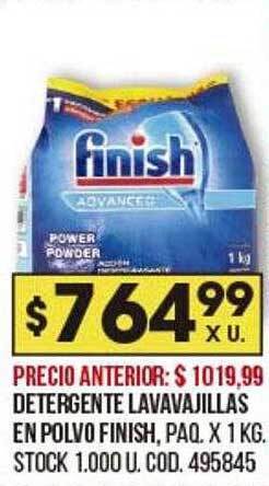 Coto Detergente lavavajillas en polvo finish oferta