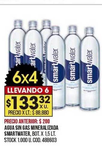 Coto Agua sin gas mineralizada smartwater oferta