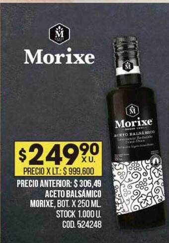 Coto Aceto balsámico morixe oferta