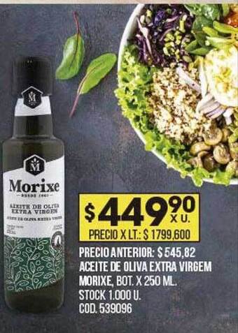 Coto Aceite de oliva extra virgen morixe oferta
