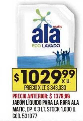 Coto Jabón líquido para la ropa ala matic oferta