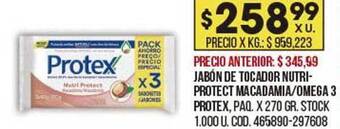 Coto Jabón de tocador nutri-protect macadamia omega 3 protex oferta