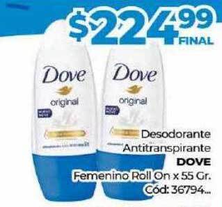 Diarco Desodorante antitranspirante dove femenino roll on oferta