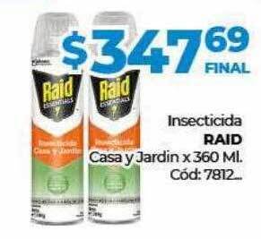 Diarco Insecticida raid casa y jardin oferta