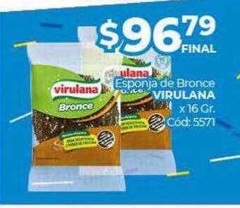 Diarco Esponja de bronce virulana oferta