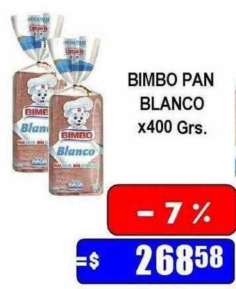 Dulcenter Bimbo pan blanco oferta
