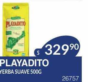 Masivos Playadito yerba suave oferta