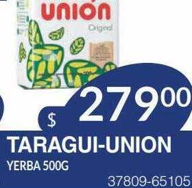 Masivos Taragui-union yerba oferta