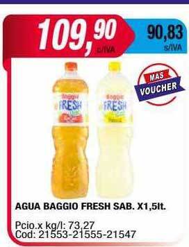 Maxiconsumo Agua baggio fresh sab oferta