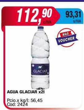 Maxiconsumo Agua glaciar oferta