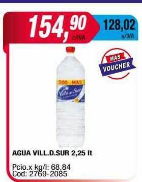 Maxiconsumo Agua vill.d.sur oferta