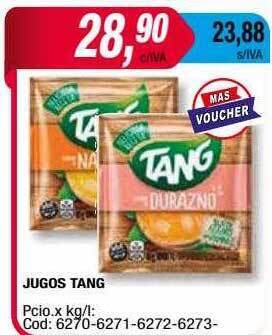 Maxiconsumo Jugos tang oferta