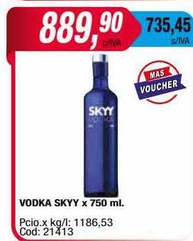 Maxiconsumo Vodka skyy oferta