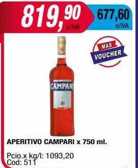Maxiconsumo Aperitivo campari oferta