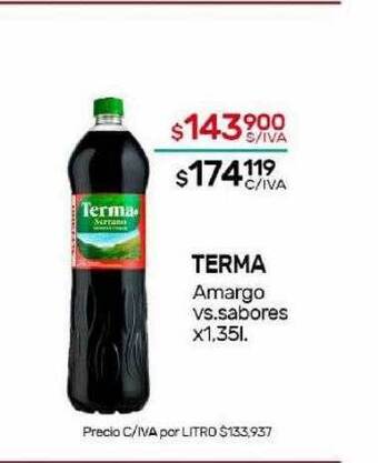 Nini Mayorista Terma amargo vs sabores oferta