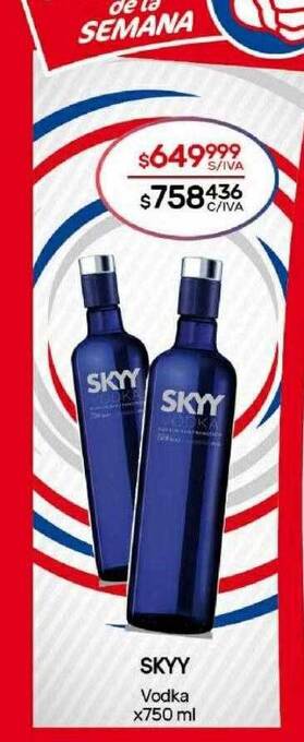 Nini Mayorista Skyy vodka oferta