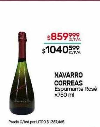 Nini Mayorista Navarro correas espumante rosé oferta