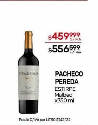 Nini Mayorista Pacheco pereda estirpe malbec oferta