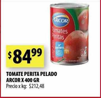 Punto Mayorista Tomate perita pelado arcor oferta
