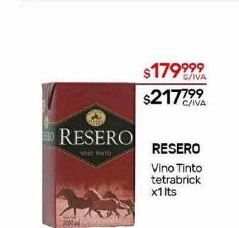 Nini Mayorista Resero vino tinto tetrabrick oferta