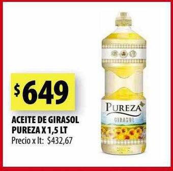 Punto Mayorista Aceite de girasol pureza oferta