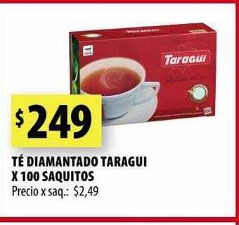 Punto Mayorista Té diamantado taragui oferta