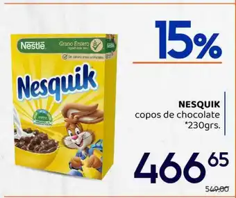 Supermercados Monarca Nesquik copos de chocolate oferta