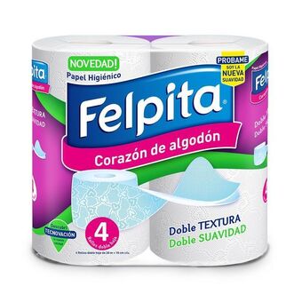 Coto P.higienico d/h x 4 rollos felpita paq 8 m2 oferta