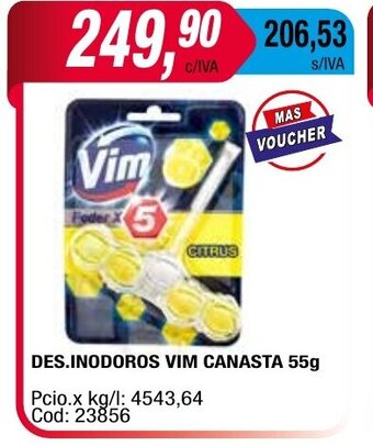 Maxiconsumo Des. Inodoros Vim Canasta 55g oferta