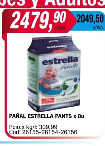 Maxiconsumo Pañal Estrella Pants x 8u oferta