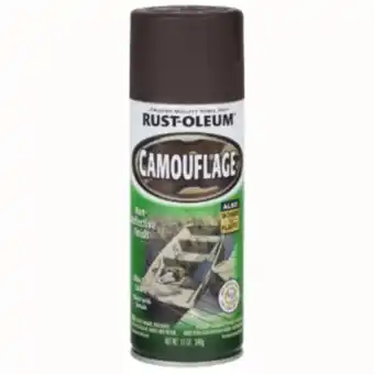 Pinturerías Martel Rust oleum aerosol efecto camuflado marron mate 340 gr oferta