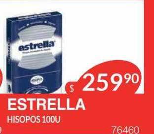 Masivos Estrella hisopos oferta