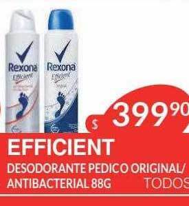 Masivos Efficient desodorante pedico original antibacterial oferta