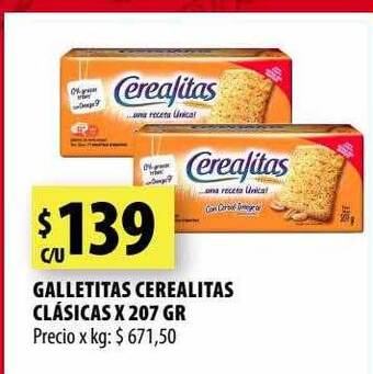 Punto Mayorista Galletitas cerealitas clásicas oferta