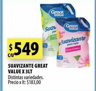 Punto Mayorista Suavizante great value oferta