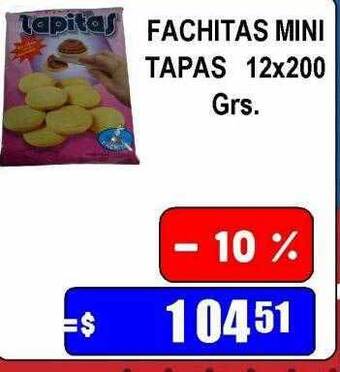 Dulcenter Fachitas mini tapas oferta