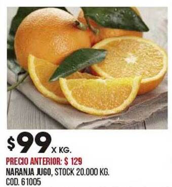 Coto Naranja jugo oferta