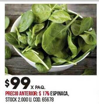 Coto Espinaca oferta