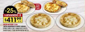 Coto Tartas individuales varios sabores oferta