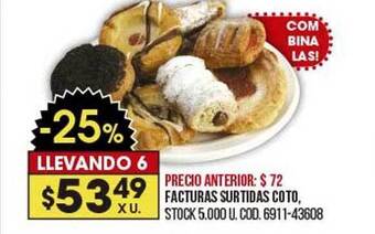 Coto Facturas surtidas coto oferta