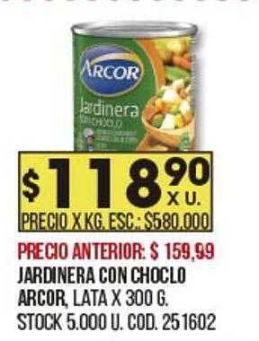 Coto Jardinera con choclo arcor oferta