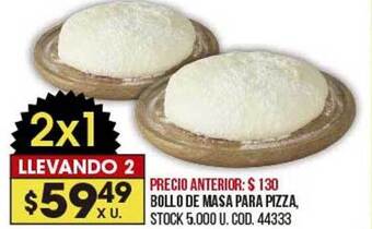 Coto Bollo de masa para pizza oferta