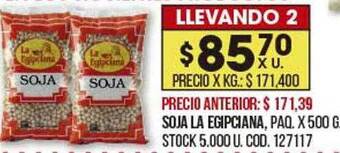 Coto Soja la egipciana oferta