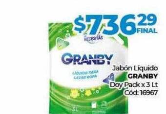 Diarco Jabón líquido granby doy pack oferta