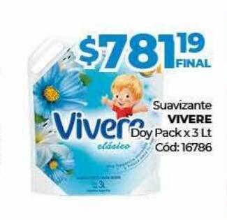 Diarco Suavizante vivere doy pack oferta