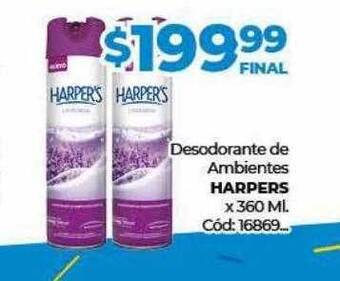 Diarco Desodorante de ambientes harpers oferta