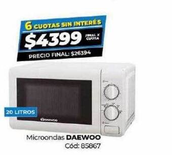 Diarco Microondas daewoo oferta