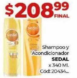 Diarco Shampoo y acondicionador sedal oferta