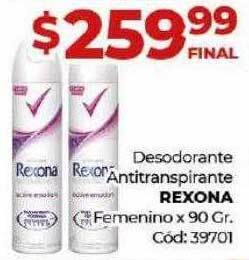 Diarco Desodorante antitranspirante rexona femenino oferta