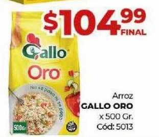 Diarco Arroz gallo oro oferta